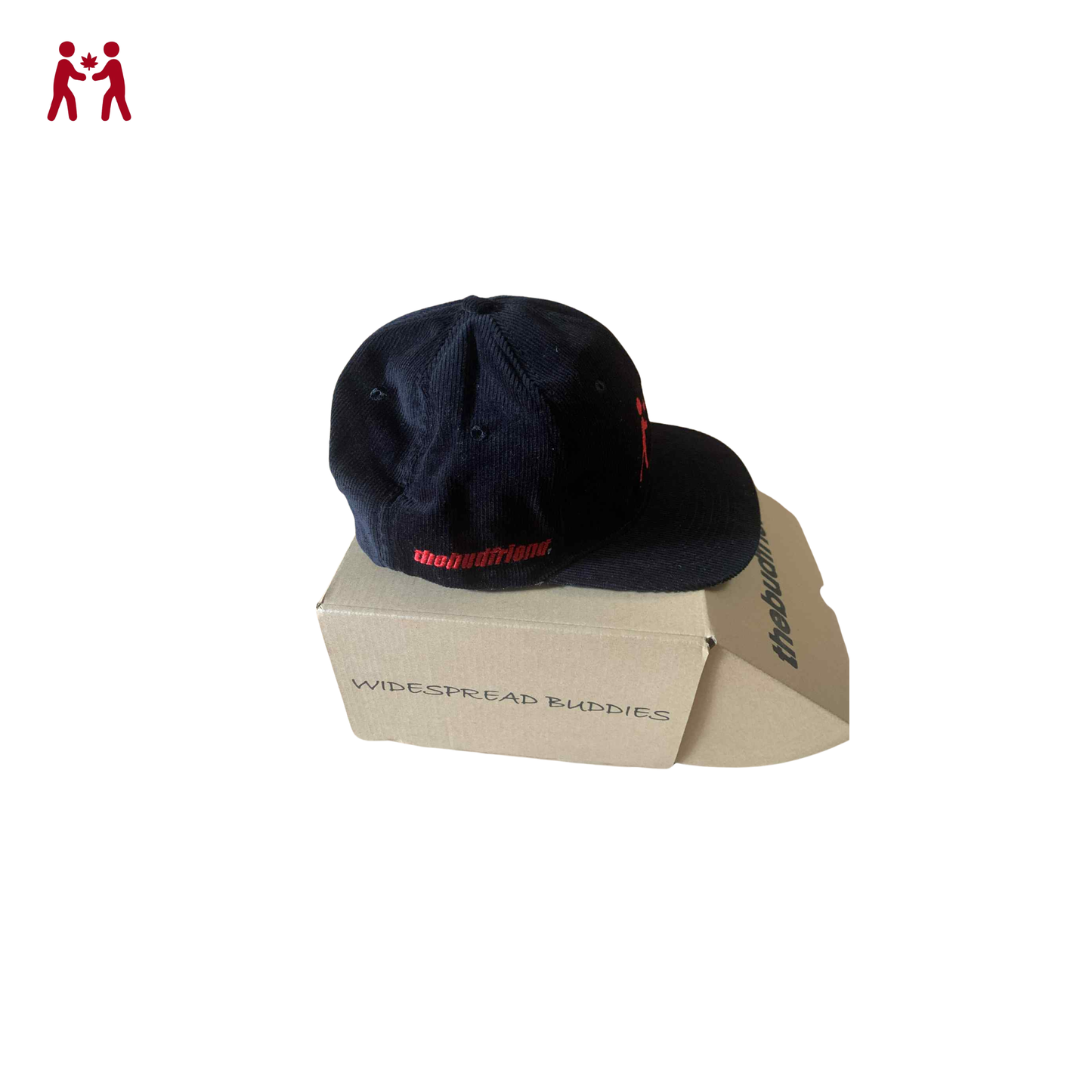 thebudfriend - CORDUROY CAP BLACK