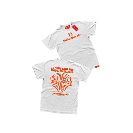 thebudfriend - SHIELD TEE WHITE